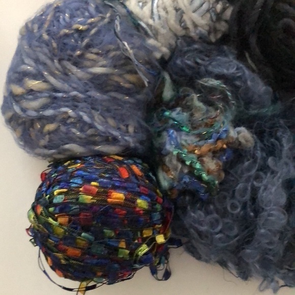 🛒 $10 Blue, creative texture, bundle yarn #1903 - Picture 5 of 6